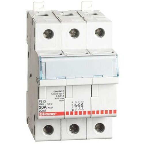 DISJONCTEUR 3P 20A BTICINO