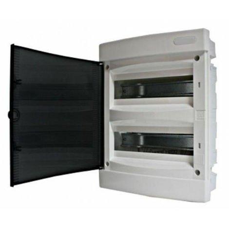 COFFRET 22 MOD ENCASTRE NOIR