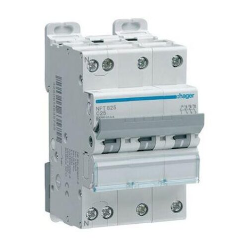 DISJONCTEUR 3P+T 25A HAGER