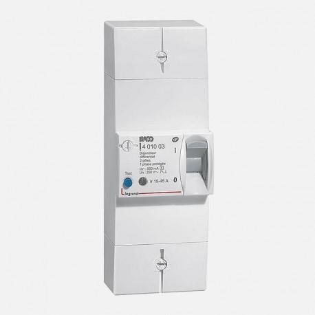 DISJONCTEUR 2F 15-45A LEGRAND 500mA