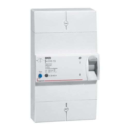 DISJONCTEUR 4P 30-60 500mA LEGRAND