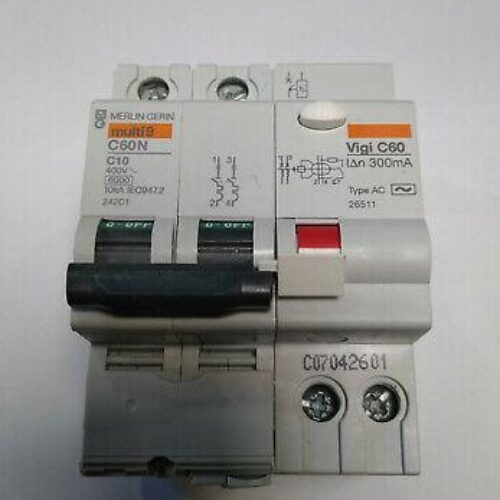 DISJONCTEUR 2P 50A MERLIN GERIN