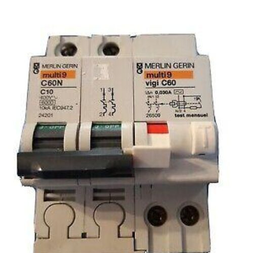 DISJONCTEUR 2P 20A +VIGI 30mA MERLIN GERIN