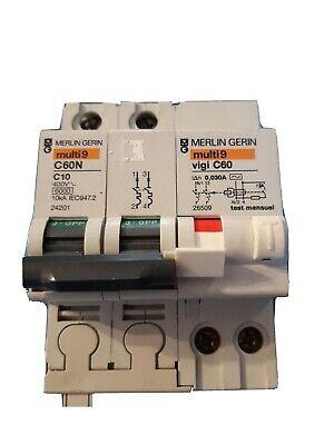 DISJONCTEUR 2P 20A +VIGI 30mA MERLIN GERIN