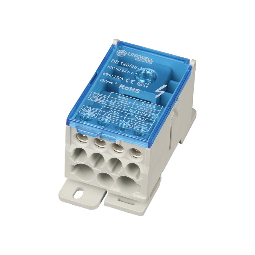 BLOC RAIL DIN POUR BORNE