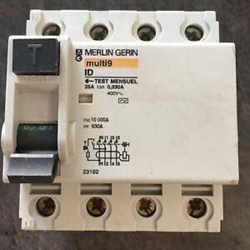 INTERRUPTEUR DIFFERENTIEL 4P 25A 30mA MERLIN GERIN