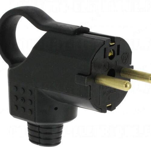 FICHE MALE ANGLAISE 2P+T 16A VETO CARRE