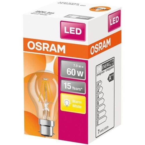 AMPOULE LED 7WATTS B22 WARM