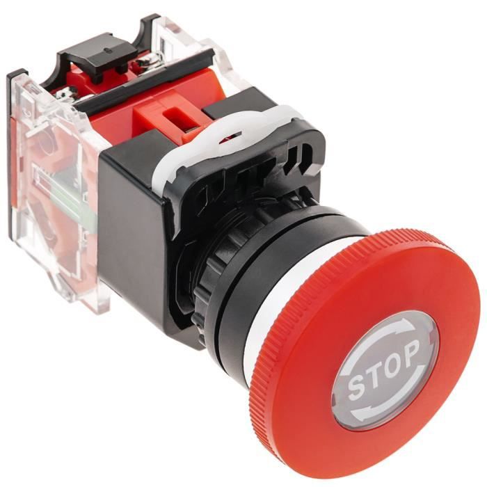 ARRET D'URGENCE+VERROUILLAGE 10A