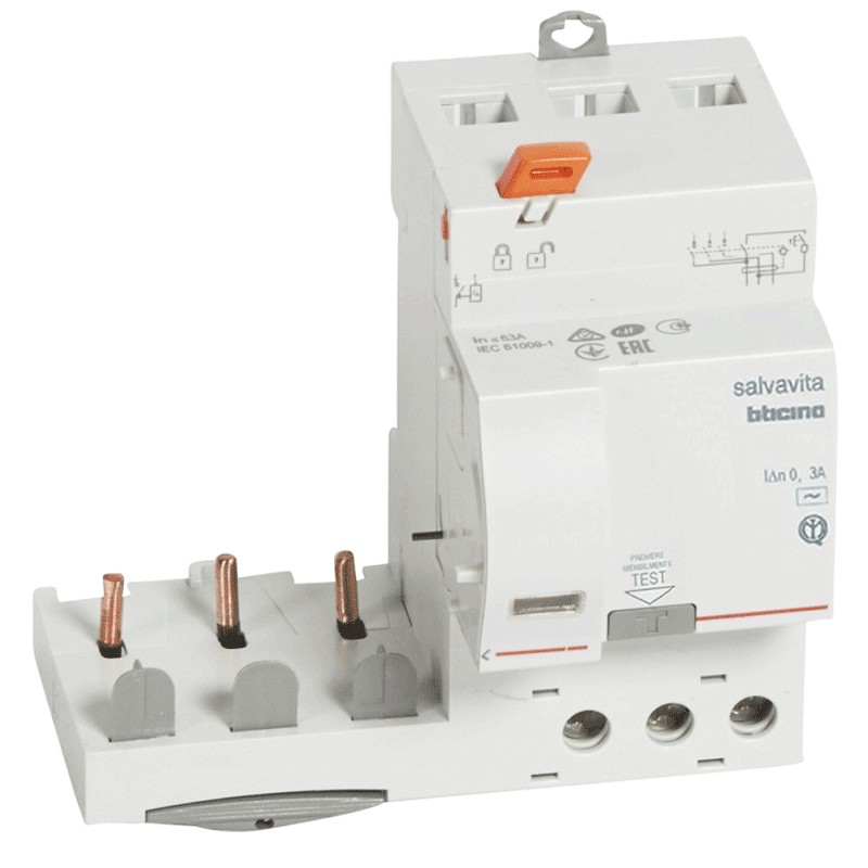 BLOC DIFFERENTIEL 3P 63A 300mA