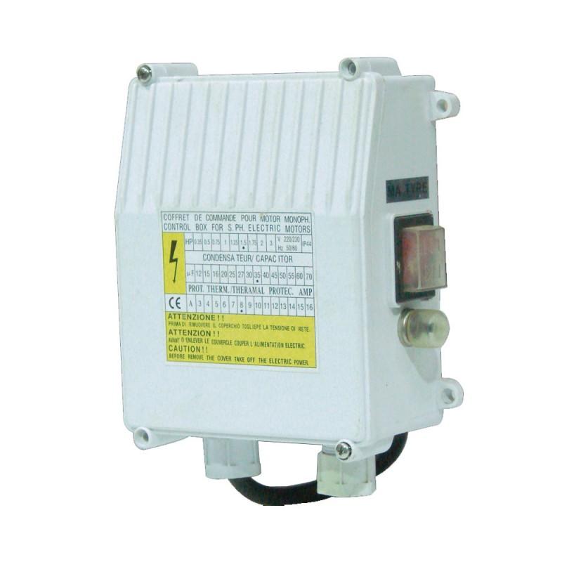 BOITE DE COMMANDE DE POMPE IMMERGEE 1.5HP