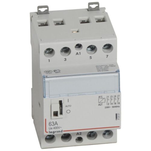CONTACTEUR MODUL SUR RAIL 4P 63A