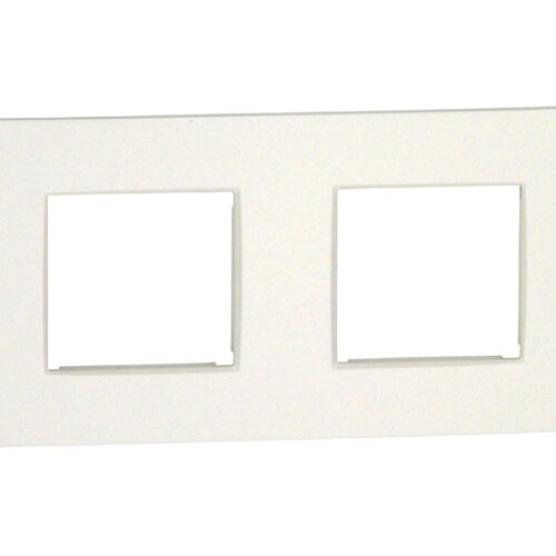 PLAQUE DOUBLE ENCASTRE PHIDIAS