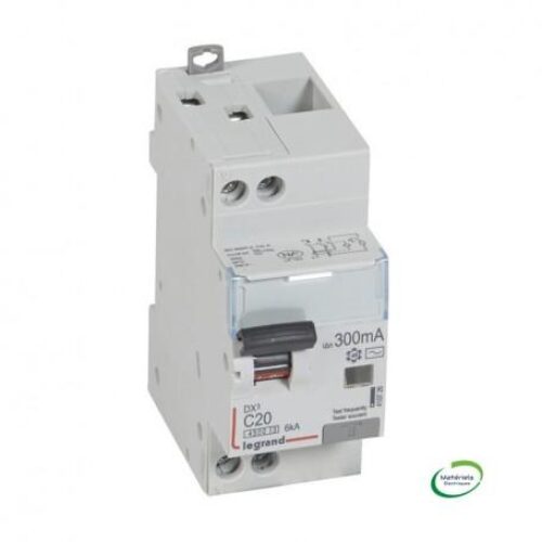 DISJONCTEUR 2P 20A +VIGI 300mA LEGRAND
