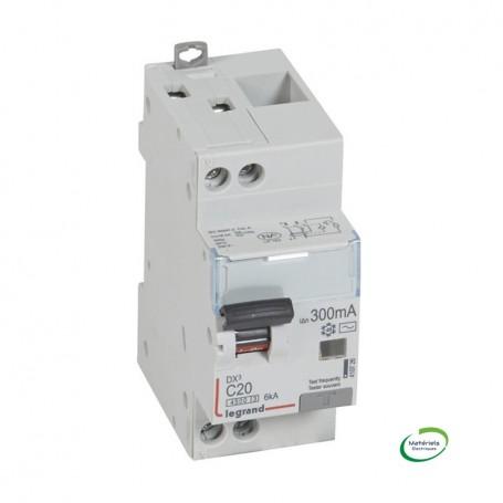DISJONCTEUR 2P 20A +VIGI 300mA LEGRAND