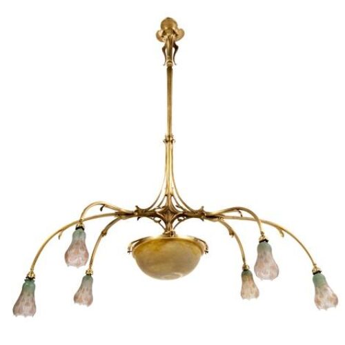 LUSTRE CENTRAL A FLEUR