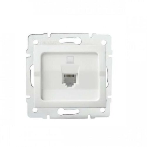 PRISE RESEAU CAT6 ENC MORDIO BLANC