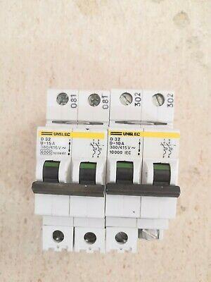DISJONCTEUR 4P 15A UNELEC