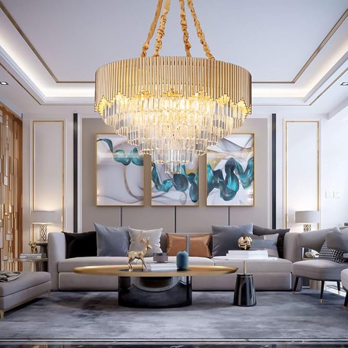 lustres de luxe en cristal moderne 800MM Y40076 – Image 2